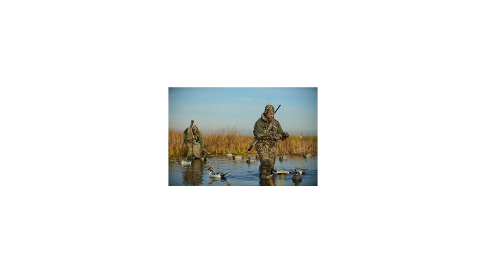 Two Men in Camouflage Duck Hunting