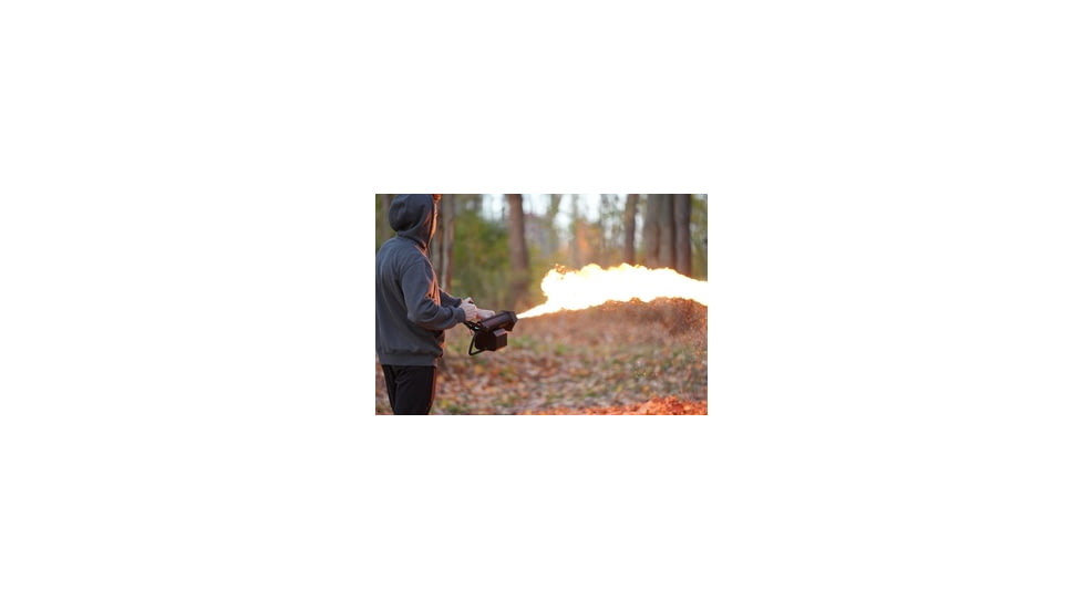 Man Using Throwflame ARC Pro Flamethrower