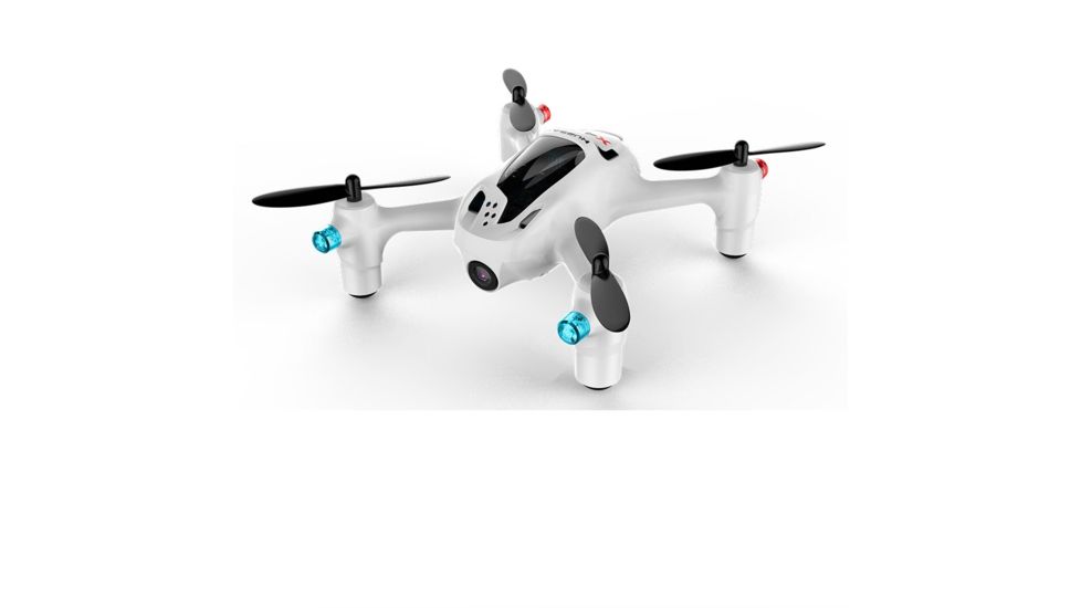Hubsan 2nd Generation X4 FPV Quad Drone, 2.4GHZ, 5.8 GHz Video Transmission, White HICH107D+