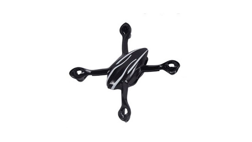 Hubsan Body Shell for H107 Quadcopter, Black/White HICH107-A31BW