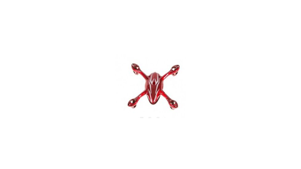 Hubsan Body Shell for H107 Quadcopter, Red/Silver HICH107-A21