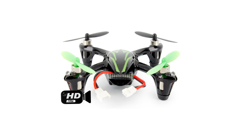 Hubsan Quad Copter W/Camera, Green and Black 61170-02