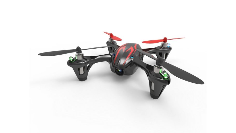 Hubsan X4 H107C HD 2Mp Camera 2.4Ghz, 4Ch, 6 Axis Gyro, Rc Quadcopter, Black/Red HICH107CHDBR
