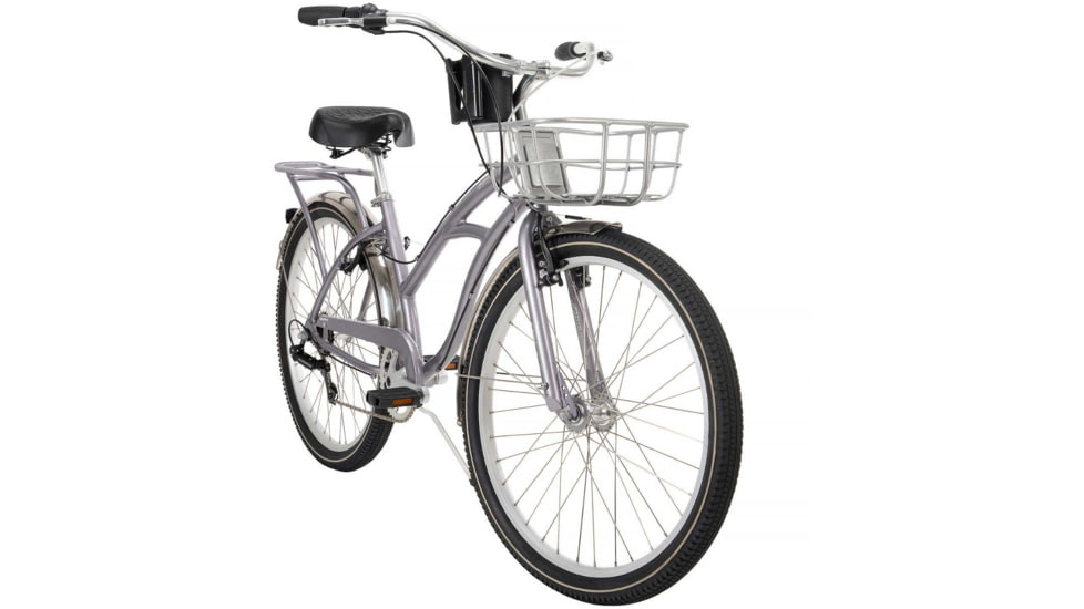 Huffy Airway 6-Speed Premium Cruiser Bike - Womens, Silver, 26in, 26031