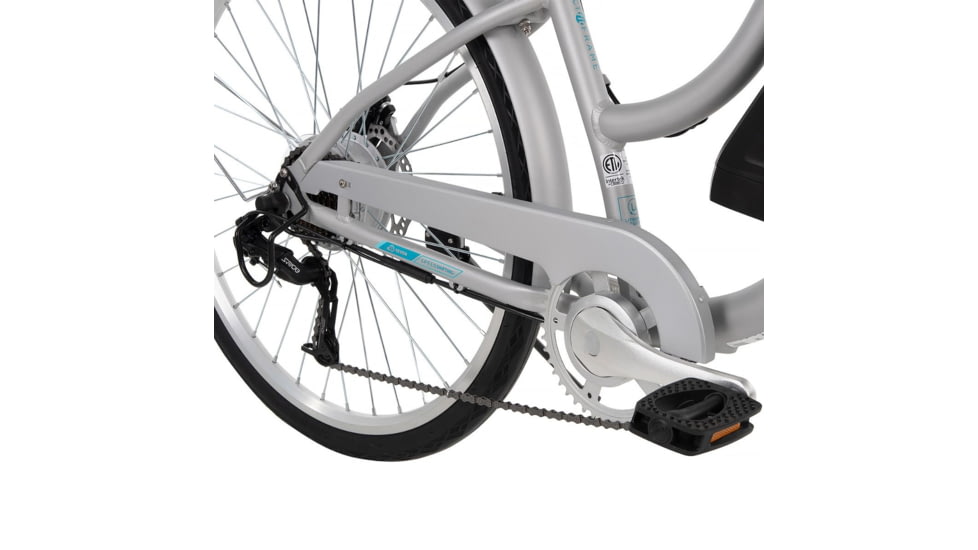 Huffy Everett Plus Elecrtic Bike-Womens, White, 27.5 inch, E4870