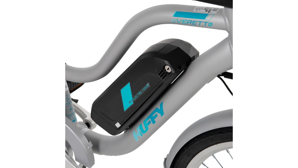 Huffy Everett Plus Elecrtic Bike-Womens, White, 27.5 inch, E4870