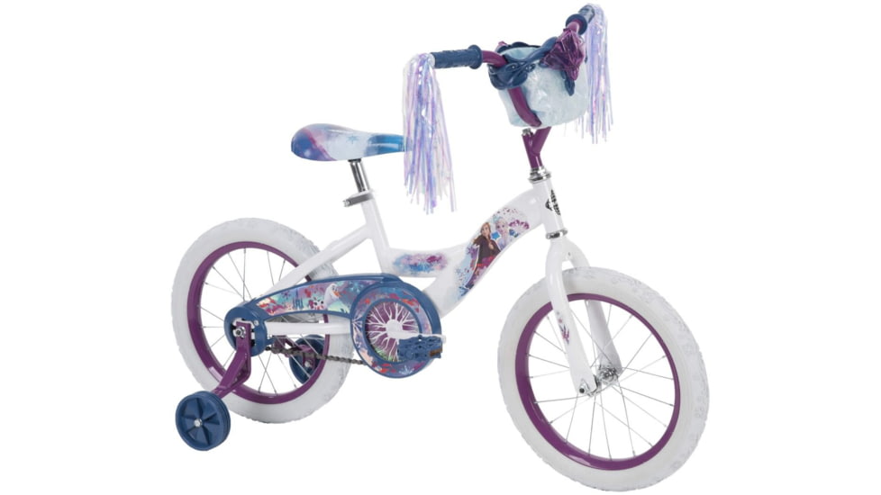 Huffy Frozen ll Kids Bike - Girls, Blue/Purple/White, 16 in, 21390