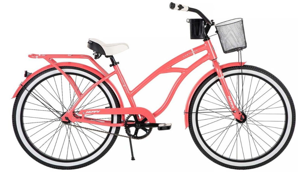 Huffy Hawthorn Premium Cruiser Bike - Womens, Coral, 26in, 26831