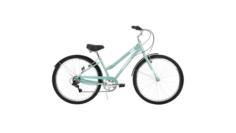 Huffy Hyde Park Lightweight Comfort Bike, 7 Speed - Womens, Mint, 27.5 inch, 76710