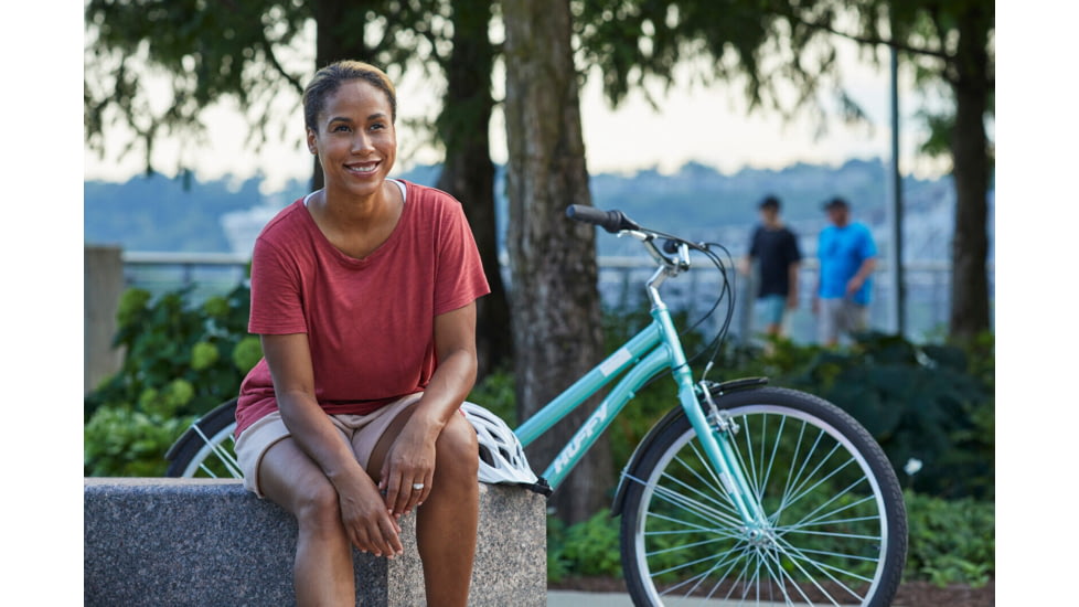 Huffy Hyde Park Lightweight Comfort Bike, 7 Speed - Womens, Mint, 27.5 inch, 76710