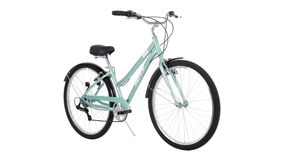Huffy Hyde Park Lightweight Comfort Bike, 7 Speed - Womens, Mint, 27.5 inch, 76710