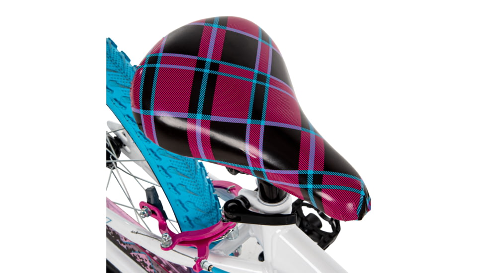 Huffy Jazzmin BMX-Style Bike - Girls, White/Blue/Pink, 20 in, 23092