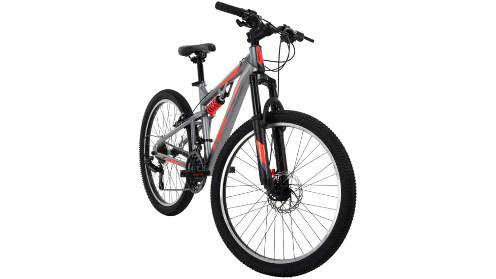 Huffy Marker Mountain Bike 21 Speed Bike - Mens, Silver/Orange, 24in, 24940