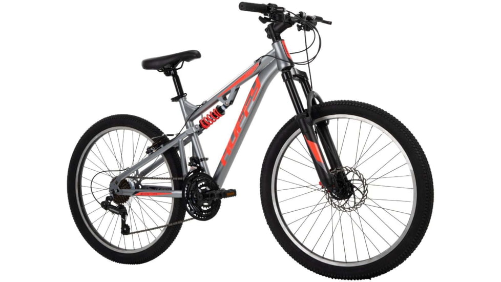 Huffy Marker Mountain Bike 21 Speed Bike - Mens, Silver/Orange, 24in, 24940