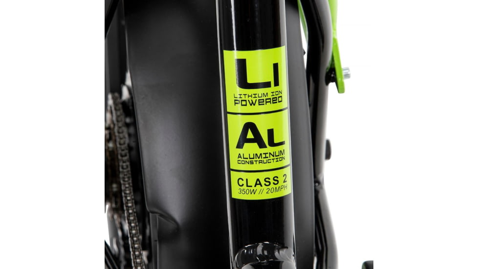 Huffy Motoric Electric Bike - Unisex, 20in Wheel, Black, E4331