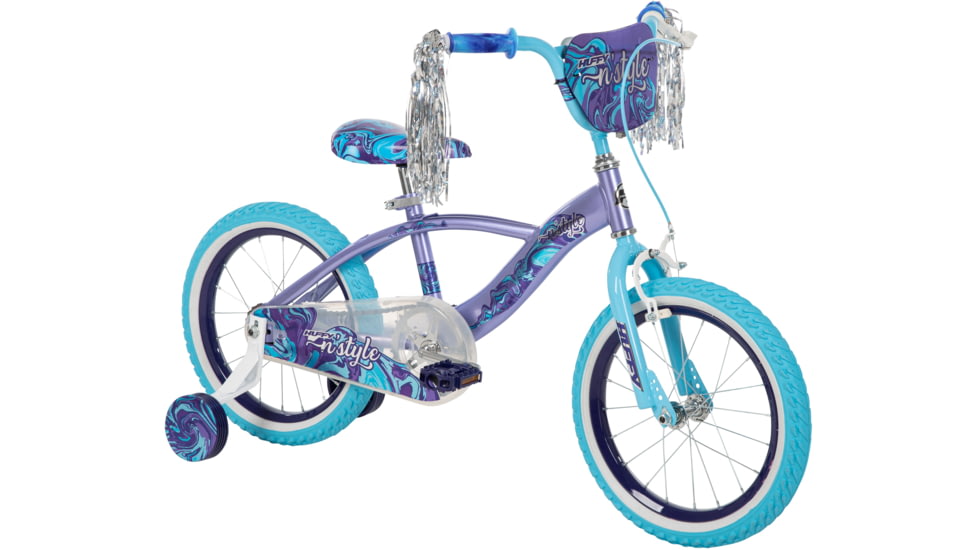 Huffy Nstyle Kids Bike - Girls, Blue/Purple, 16 in, 21832