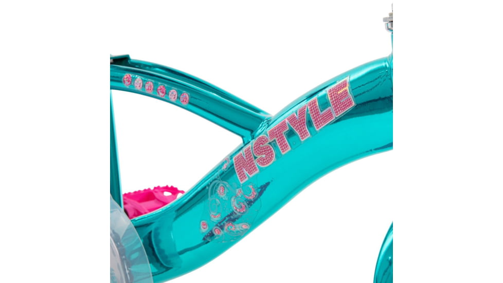 Huffy Nstyle Kids Bike - Girls, Teal/Pink, 16in, 21830