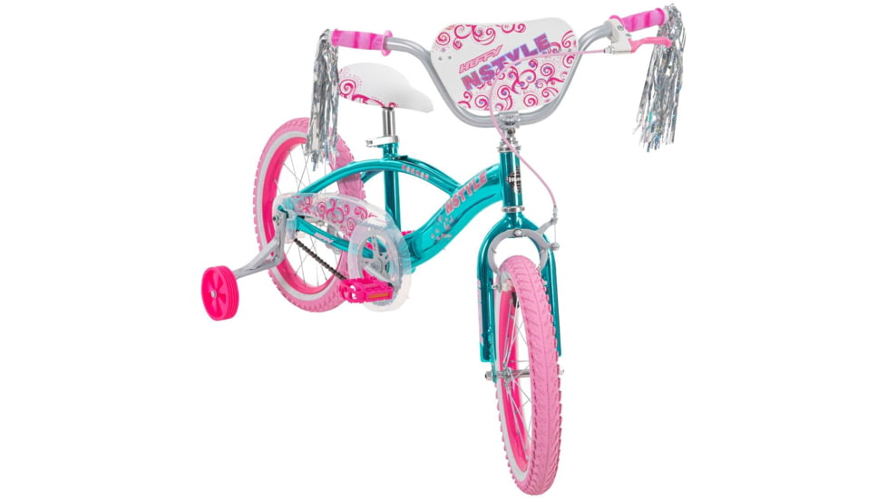 Huffy Nstyle Kids Bike - Girls, Teal/Pink, 16in, 21830