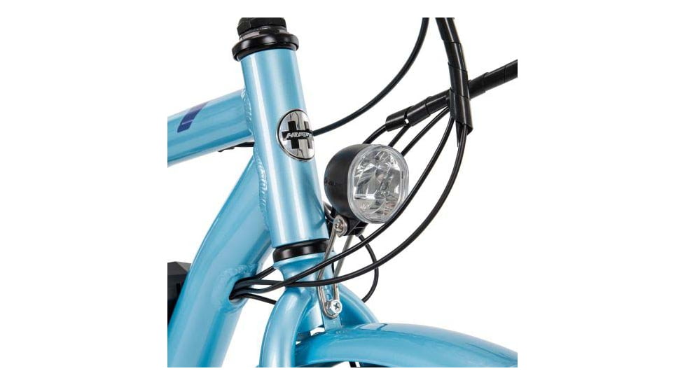 Huffy Parkside 7-Speed Electric Bicycles - Womens, 27.5 inch, Blue, E5871P7