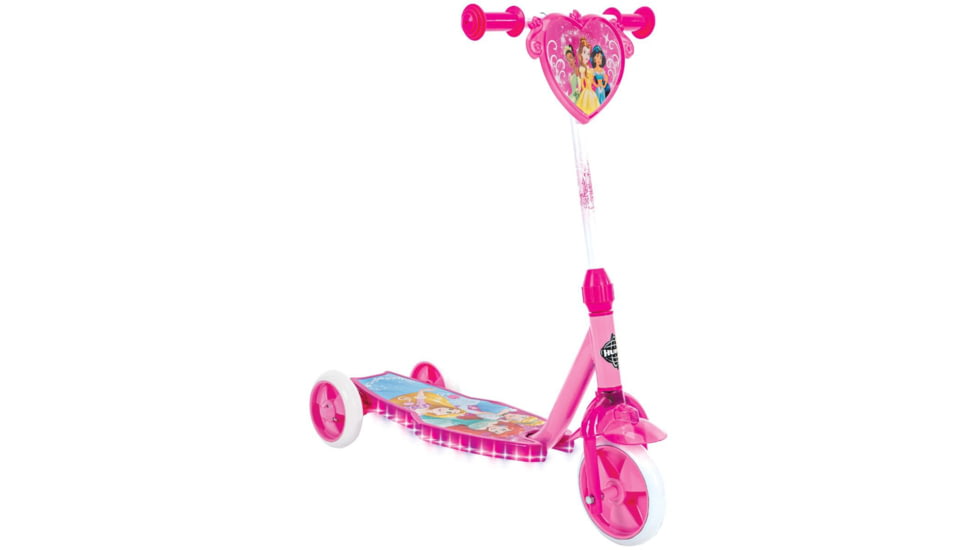 Huffy Princess Electro-Light 3WHL Preschool Kids Scooter - Girls, Pink/White, 28411