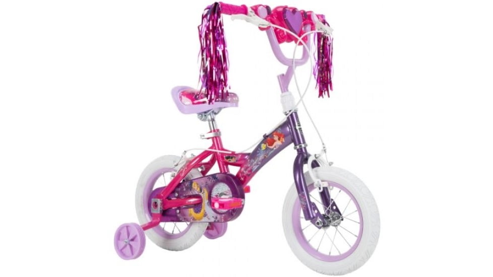 Huffy Princess Girls Bike, Pink/Purple, 12 inch, 32458