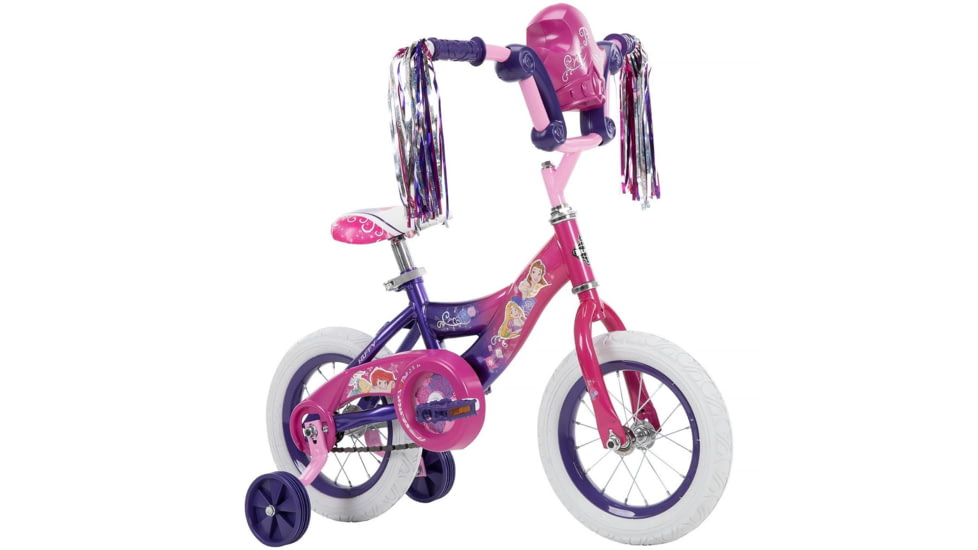 Huffy Princess Kids Bike - Girls, Pink/Purple, 12in, 22450