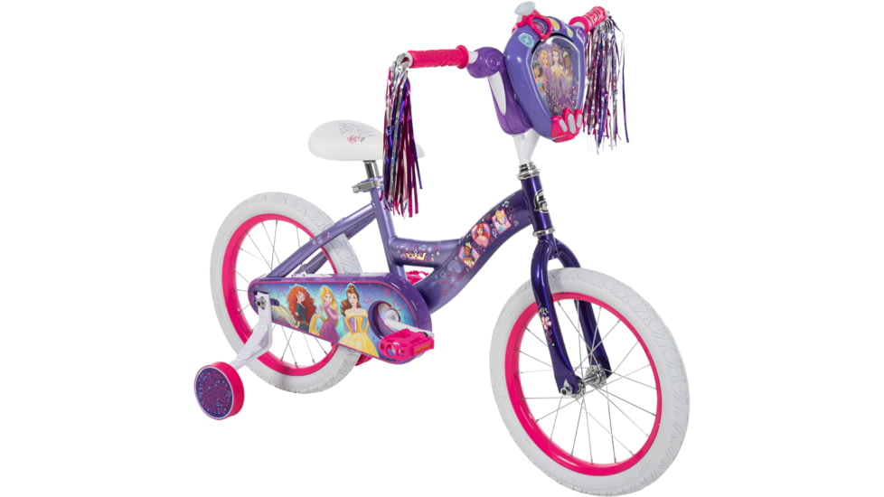 Huffy Princess Kids Bike - Girls, Pink/Purple/White, 16 in, 21972