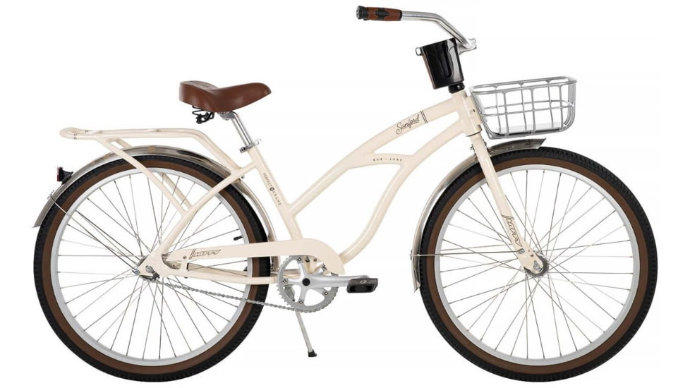 Huffy Sanford Premium Cruiser Bike - Womens, Cream, 26in, 26931