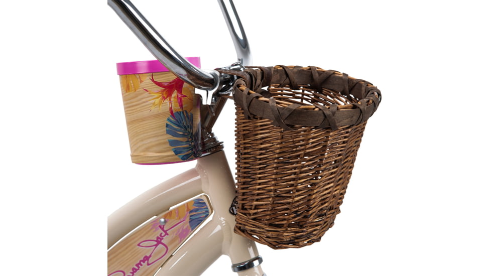 Huffy Single-Speed Beach Cruiser Bike - Womens, Cream/Pink, 26 inch, 76598