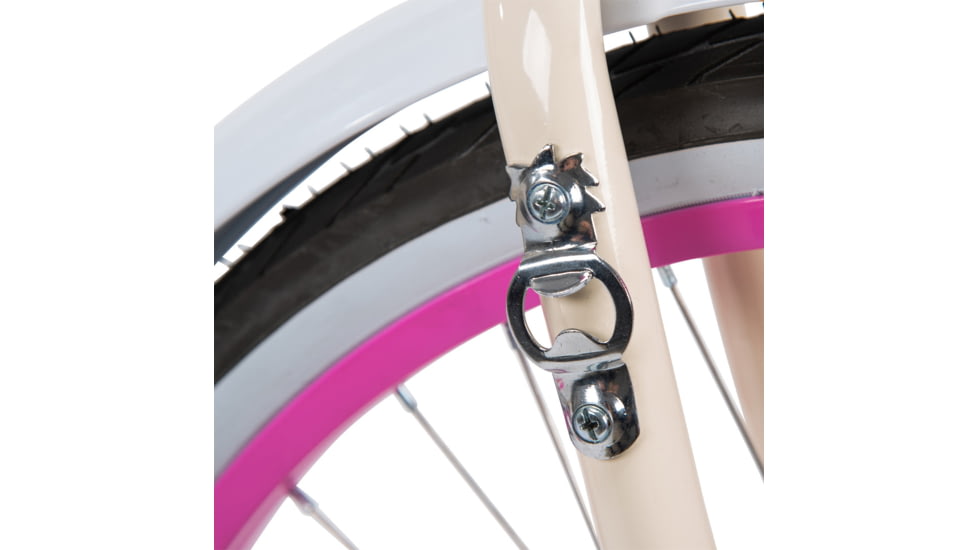 Huffy Single-Speed Beach Cruiser Bike - Womens, Cream/Pink, 26 inch, 76598