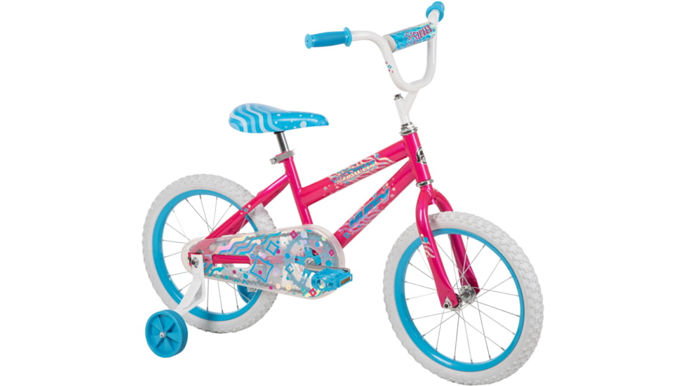 Huffy So Sweet Kids Bike - Girls, Blue/Pink/White, 16 in, 21812