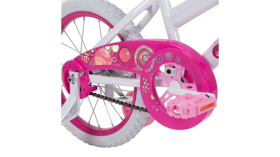 Huffy So Sweet Kids Bike - Girls, White/Pink, 16in, 21810