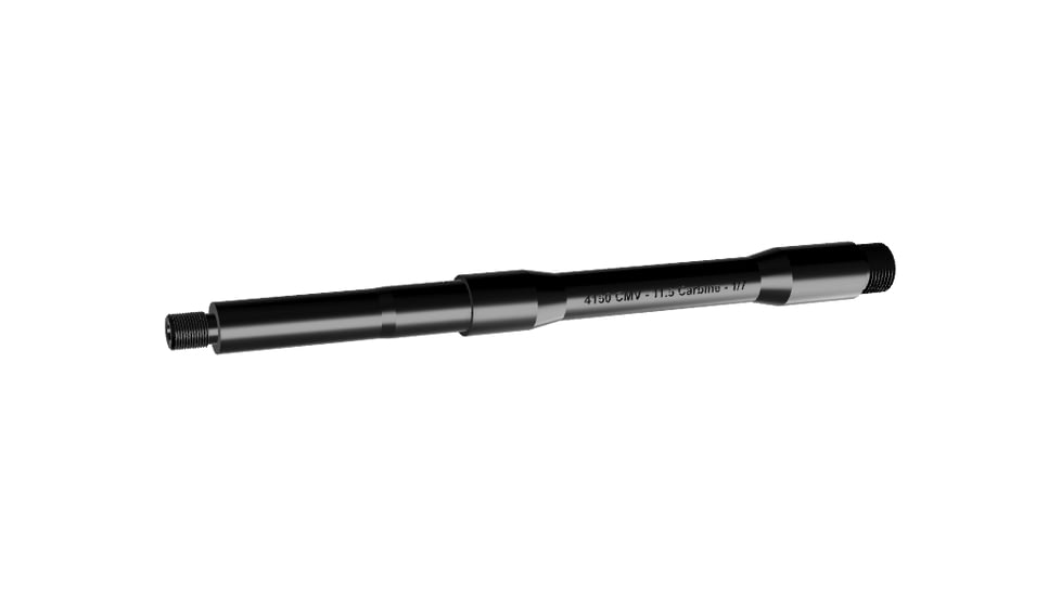 Hughes Ballistics 5.56 AR-15 USGI Profile Barrel, 10.5in, Government, Carbine Gas System, 1-7 Twist, 1/2x28 Thread, Black Nitride, HB15USGI105556