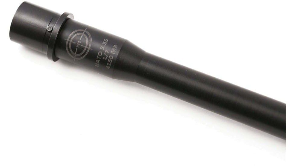 Hughes Ballistics 5.56 AR-15 USGI Profile Barrel Muzzle Crowned, 16in, Mid-length, 1-7 Twist, Black Nitride, HB15USGI16556BS