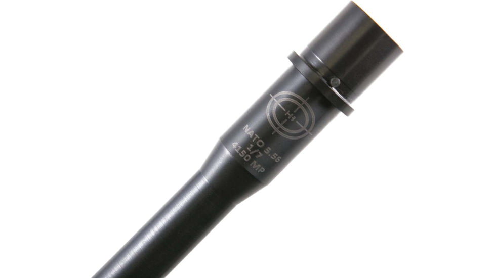 Hughes Ballistics 5.56 AR-15 USGI Profile Barrel Muzzle Crowned, 16in, Mid-length, 1-7 Twist, Black Nitride, HB15USGI16556BS