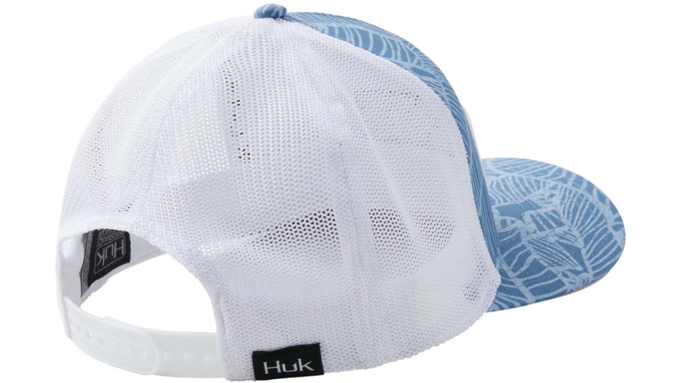 HUK Performance Fishing Linear Leaf Trucker - Womens, Titanium Blue, One Size, H6300033-428-1