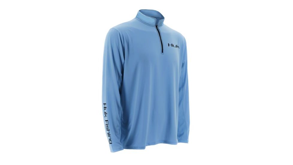 HUK Icon 1/4 Zip, Carolina Blue, Small H1200065CBLS