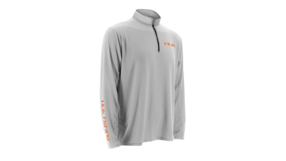 HUK Icon 1/4 Zip, White, Large H1200065WHTL