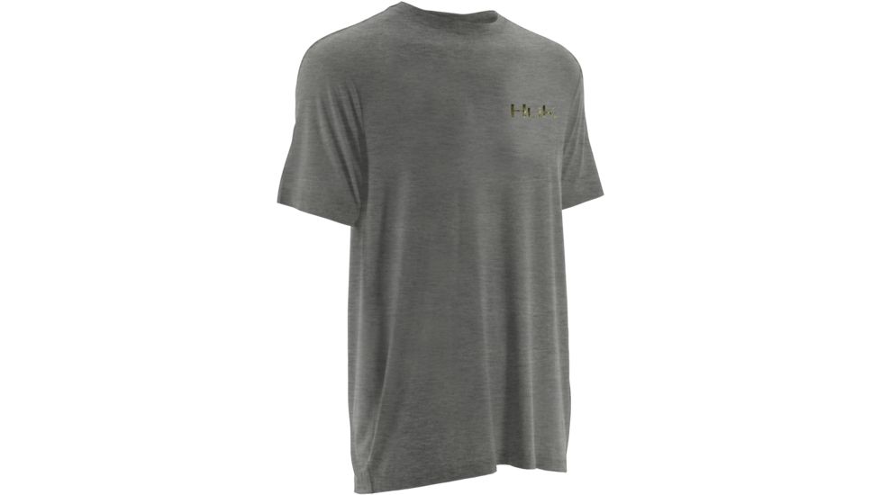HUK KScott Small Mouth Tee, True Grey Heather, Small H1000032TGHS