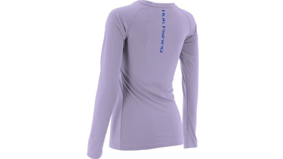 HUK Ladies Performance Long Sleeve, Easter Egg Purple, Extra Large H1200060EEPXL