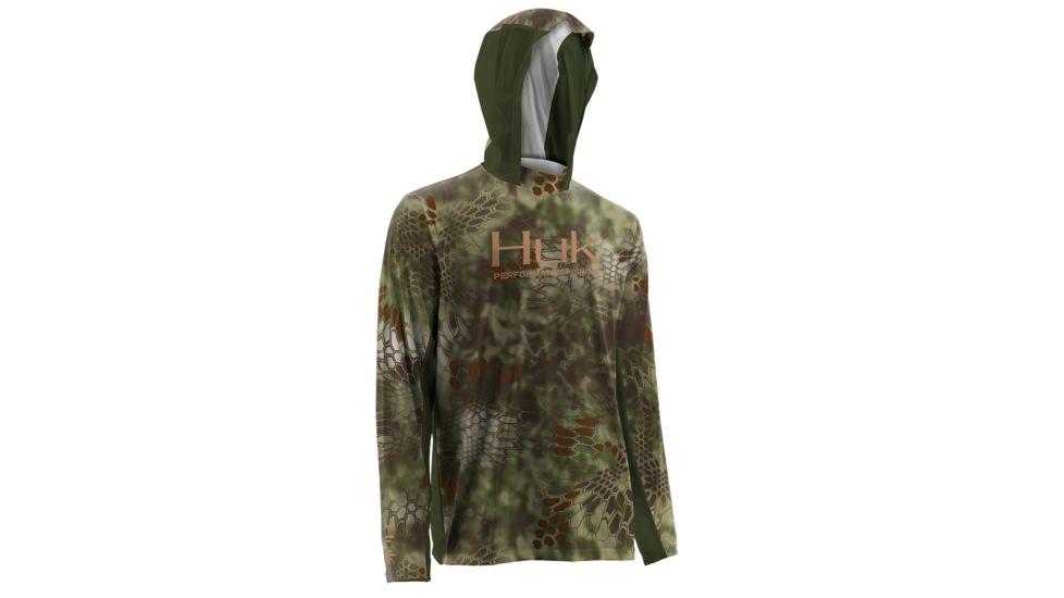HUK Mens Kryptek Icon Hoody, Kryptek Mandrake H1200059MDKS