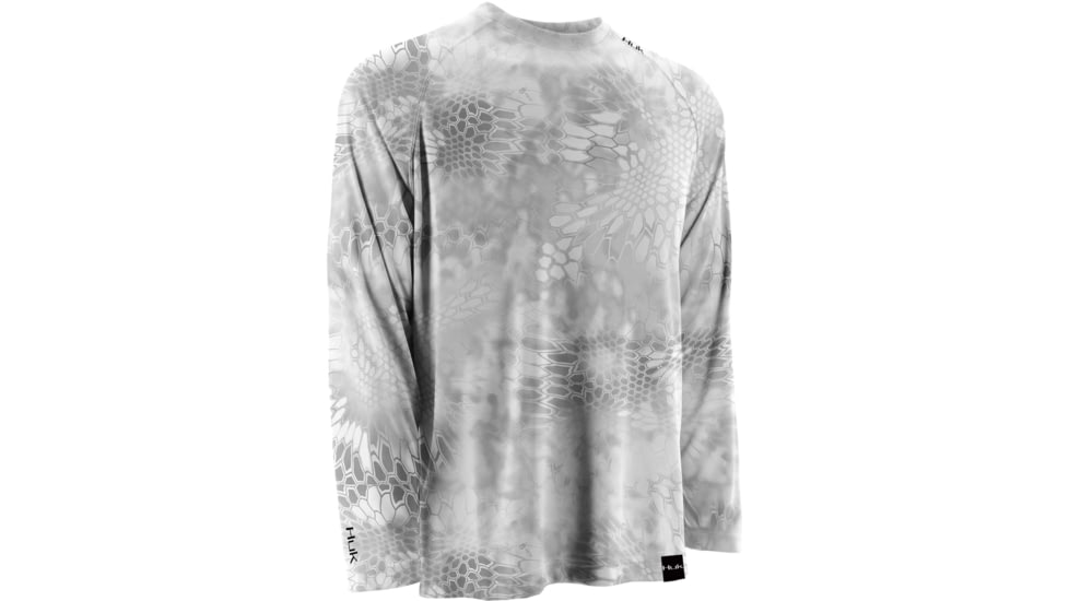 HUK Mens Kryptek LoPro Performance Raglan Long Sleeve Shirt, Kryptek Yeti Royal H1200105YT1S