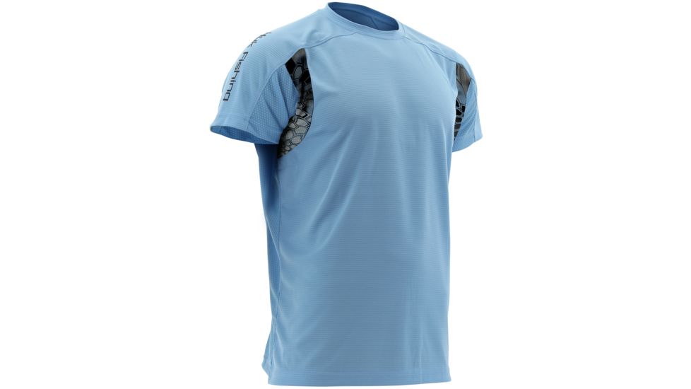 HUK Mens Trophy Short Sleeve Tee, Carolina Blue H1200076CBLS