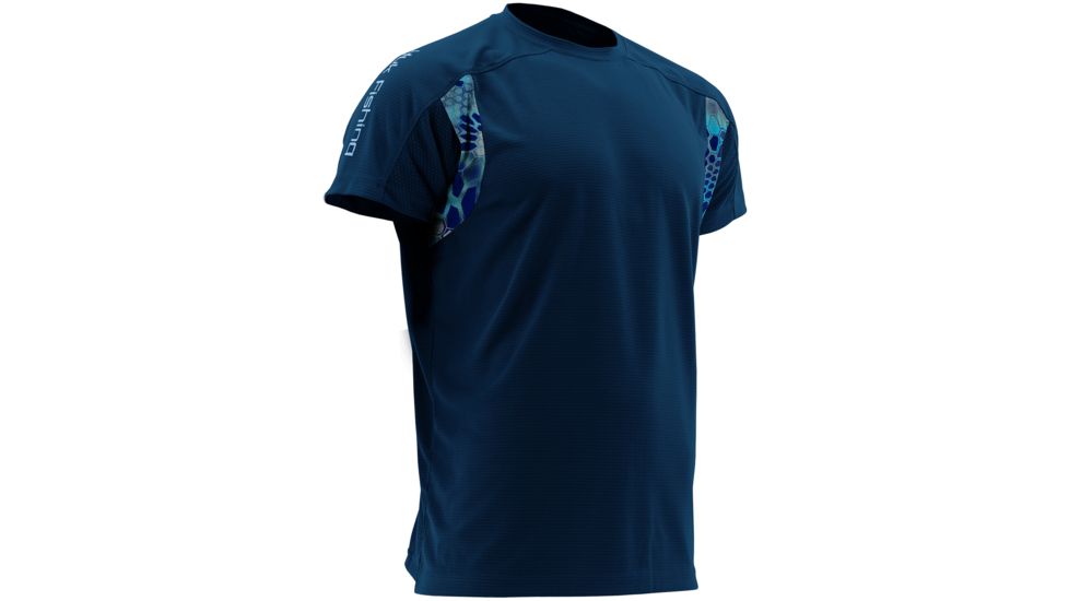 HUK Mens Trophy Short Sleeve Tee, Navy H1200076NVYXL