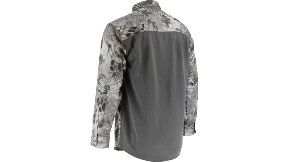 HUK Performance Fishing Mens Kryptek Phenom Long Sleeve Shirt, Kryptek Raid, H1500021RADXL