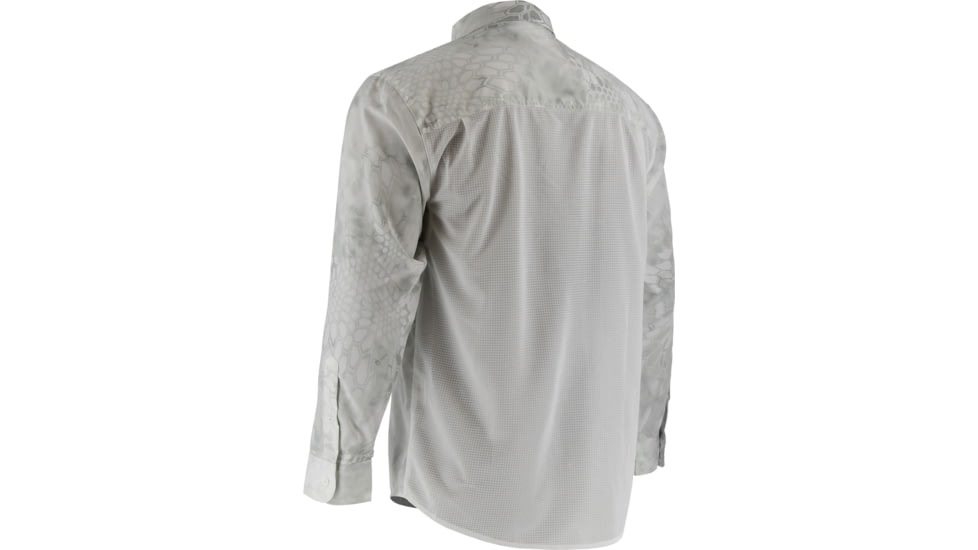 HUK Performance Fishing Mens Kryptek Phenom Long Sleeve Shirt, Kryptek Yeti, H1500021YTIXXXL