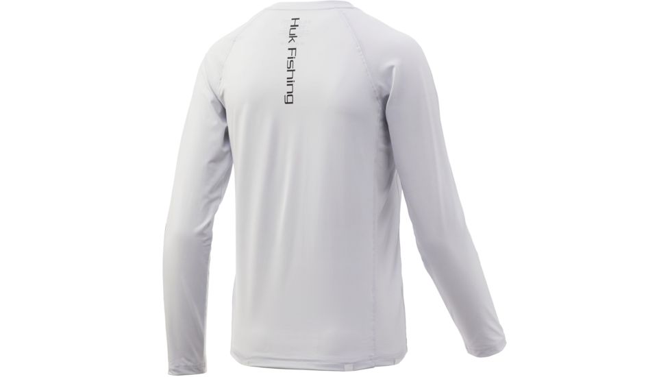 HUK Performance Fishing Americana Fill Pursuit Long Sleeve Tee - Youth, Glacier, Extra Large, H7120021-051-YXL