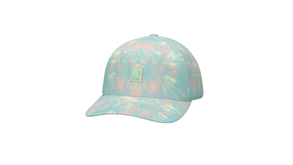 HUK Performance Fishing Aqua Dye Dad Hat - Womens, Marine Blue, 1, H6300055-372-1