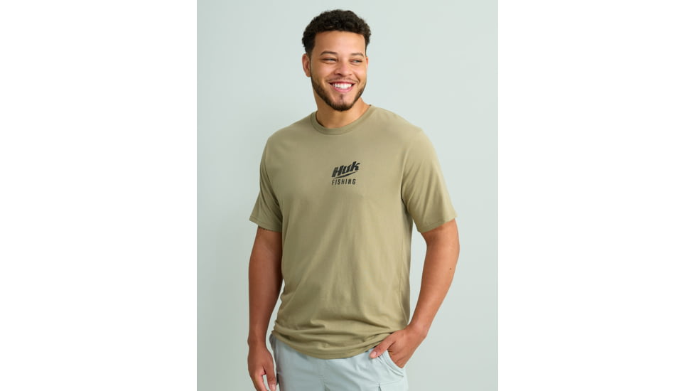 HUK Performance Fishing Bait Shop Tee - Mens, Overland Trek, 2XL, H1000514-319-XXL