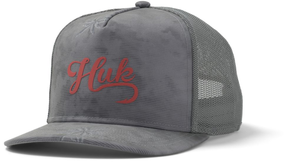 HUK Performance Fishing Balmy Trucker Cap - Womens, Grey, One Size, H6300014-020-1